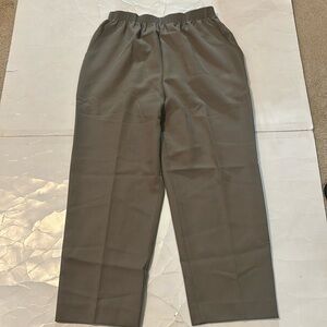 Briggs New York Women’s 14 Elastic Waist Grey Dress Pants Elastic Waist Office